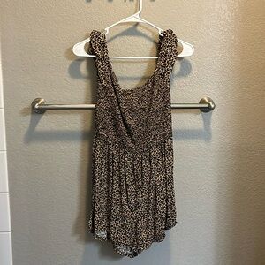 Cheetah romper